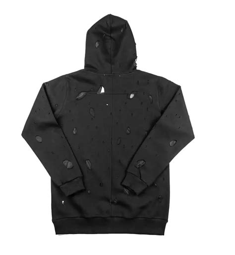 givenchy paris hoodie destroyed|givenchy hoodie with holes.